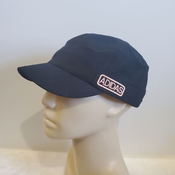 𝅺ADIDAS Climate Black Pink Women's Newsboy Style Hat Cap - Picture 1 of 11